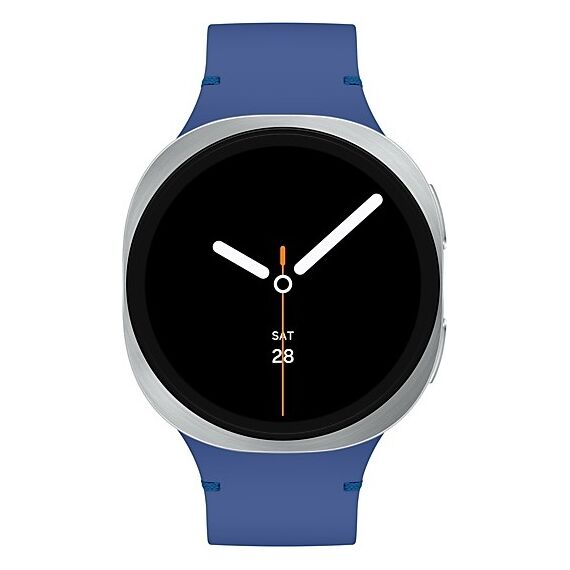 Galaxy Watch 8 | 44 мм | Silver | Sport/Blue | S/M, Тип ремешка : Sport, Размер корпуса : 44 мм, Цвет: Silver, Цвет ремешка: Blue, Размер ремешка : S/M, Подключение часов : Bluetooth / Wi-Fi, изображение 3
